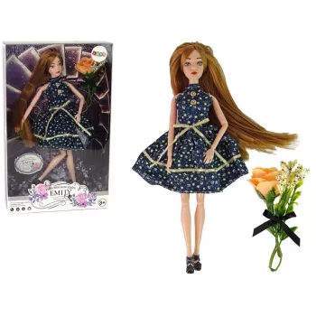 LEAN TOYS Emily vaikų mados šou lėlė