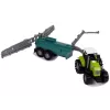 LEAN TOYS Ūkio traktorius su purkštuvu ir ūkio garsais, žalias