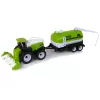 LEAN TOYS Ūkio transporto priemonių rinkinys Traktorius Kombainas Cisterna Puspriekabė