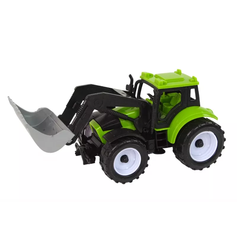 LEAN TOYS Ūkio transporto priemonių rinkinys Traktorius Kombainas Cisterna Puspriekabė