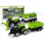 LEAN TOYS Ūkio transporto priemonių rinkinys Traktorius Kombainas Cisterna Puspriekabė