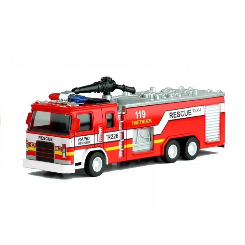 LEAN TOYS Fire Rescue Truck with Ladder 1:32