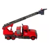 LEAN TOYS Gaisrinis automobilis su atsukamaisiais priedais, raudonas