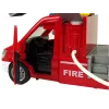 LEAN TOYS Gaisrinis automobilis raudonas Vandens garsai Šviesos