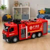 LEAN TOYS gaisrinis automobilis su vandens funkcija, metaline kabina, šviesomis, garsais 1:12