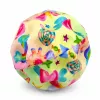 LEAN TOYS Putų kamuoliukas su įdubomis šokinėjimui, antistresinis, vienaragis, 7 cm