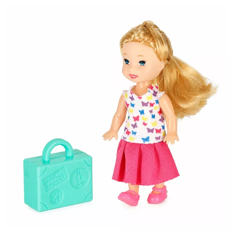 LEAN TOYS Sulankstomas 2-in-1 lėlių keleivinis lėktuvas rožinis – transformuojamas lėlių namelis 30 cm lėlėms