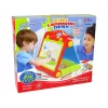 LEAN TOYS Sulankstomas 2v1 Lentynų Lagaminas - Kreida ir Markeriai