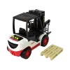 LEAN TOYS Šakinis krautuvas su judančiu šakiniu keltuvu