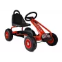LEAN TOYS G201 Pedalinis Go-Kart Raudonas