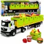LEAN TOYS Green maisto transporto sunkvežimis 1:40 liejimo modelis