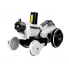 LEAN TOYS Gun Launcher Car 2 in 1 Remotely Operated Foam Discs White