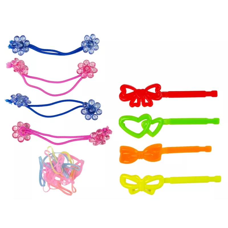 LEAN TOYS Plaukų dažymo rinkinys vaikams 5 dažai ir trintukai
