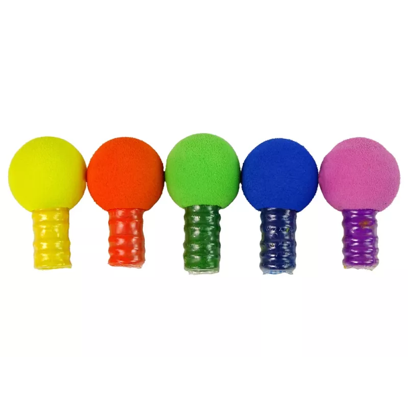 LEAN TOYS Plaukų dažymo rinkinys vaikams 5 dažai ir trintukai