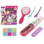 LEAN TOYS Plaukų dažymo rinkinys su plaukų tiesintuvu ir 6 spalvų sruogomis