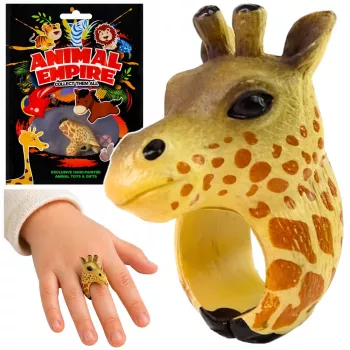 LEAN TOYS Rankinis žiedas Lavinantis Gyvūnai Žirafa