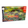 LEAN TOYS Sraigtasparnių ir Dinozaurų Transporto Priemonių Rinkinys 8 Spalvingos Dalys