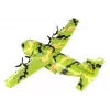 LEAN TOYS Didelis karinis lėktuvas 55cm su priedais