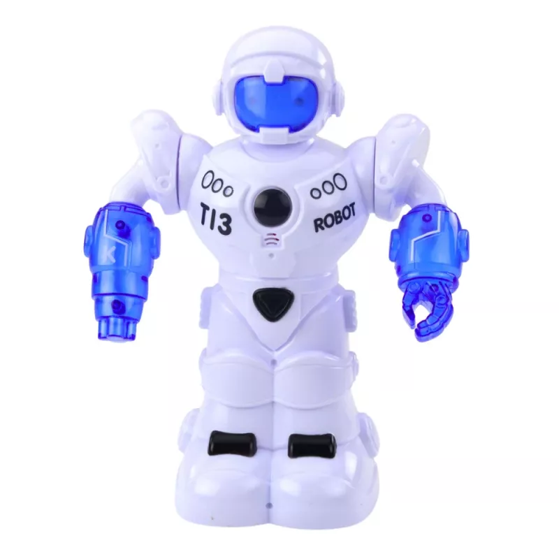 LEAN TOYS išmanus nuotoliniu būdu valdomas robotas su RC nuotolinio valdymo pulteliu, šviesomis ir garsais