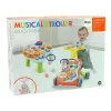 LEAN TOYS Interactive Baby Walker 2-in-1 Table Red