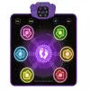 LEAN TOYS Interaktyvus šokių kilimėlis vaikams su Bluetooth 5.0, 5 žaidimo režimais ir 3 kalbomis