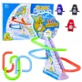 LEAN TOYS Interaktyvūs pingvinai ant eskalatoriaus rinkinys vaikams