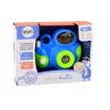 LEAN TOYS Interaktyvus fotoaparatas kūdikiams su šviesos ir garso melodijomis, mėlyna spalva