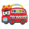 LEAN TOYS Interaktyvus pianinas su gaisrinės, gyvūnų, transporto priemonių garsais ir melodijomis