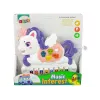 LEAN TOYS Interaktyvus pianinas Vienaragis su gyvūnų garsais ir melodijomis, baltas