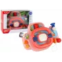 LEAN TOYS Interaktyvus rožinis vairo simuliatorius su vairavimo funkcijomis