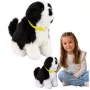 LEAN TOYS Interaktyvus pliušinis šuo minkštu kailiu Border Collie veislė