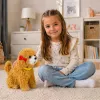 LEAN TOYS Interaktyvus pliušinis šuo su minkštu kailiu, veislė – pudelis