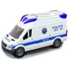 LEAN TOYS Interaktyvus policijos radijo automobilis su šviesos ir garso efektais, atidaromomis durelėmis
