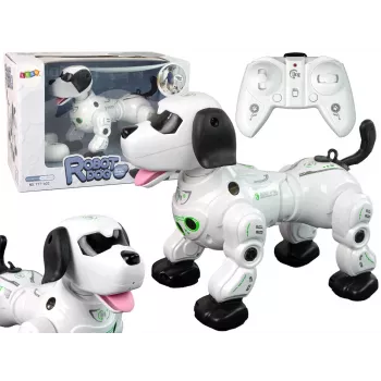 LEAN TOYS Interaktyvus nuotoliniu valdymu valdomas robotas šuniukas