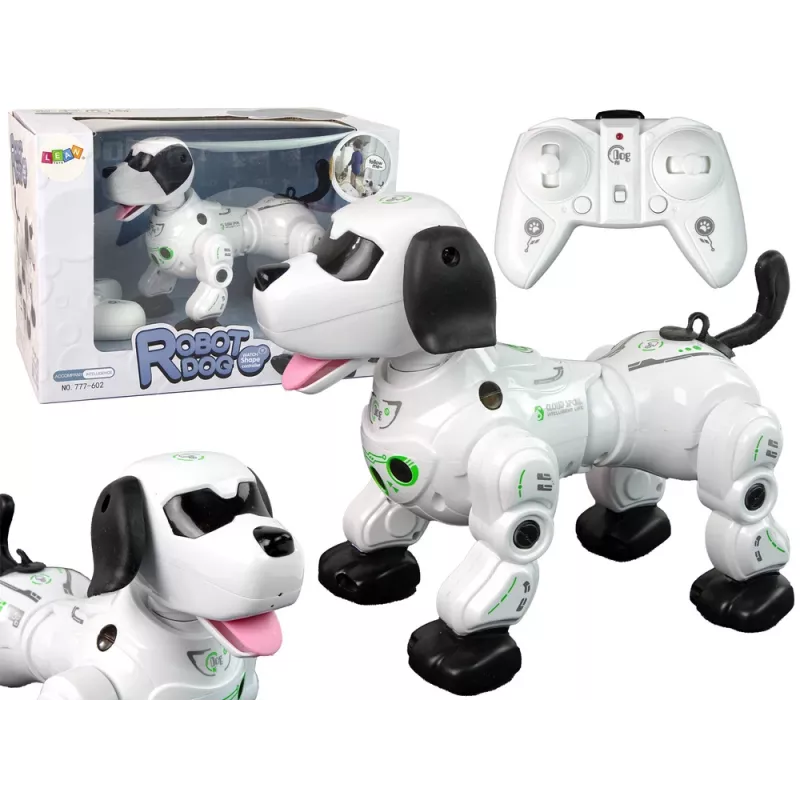 LEAN TOYS Interaktyvus nuotoliniu valdymu valdomas robotas šuniukas