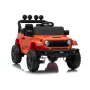 LEAN TOYS Jeep Rubicon DK-JWR558 24V oranžinis akumuliatorinis vaikiškas automobilis su tėvų nuotolinio valdymo pulteliu