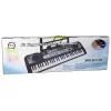 LEAN TOYS Klaviatūra su mikrofonu Muzikinis instrumentas vaikams Juoda