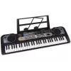 LEAN TOYS Klaviatūra su mikrofonu Muzikinis instrumentas vaikams Juoda