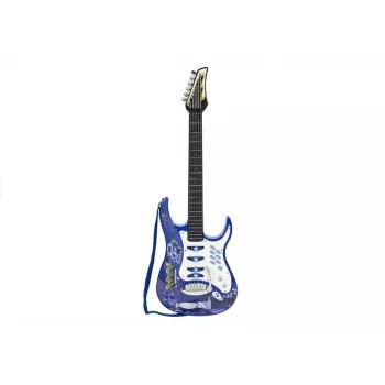 LEAN TOYS vaikiškas žaislinis gitaros stiprintuvas su mikrofonu, MP3 įvestis - 3+ metų muzikos instrumentų rinkinys