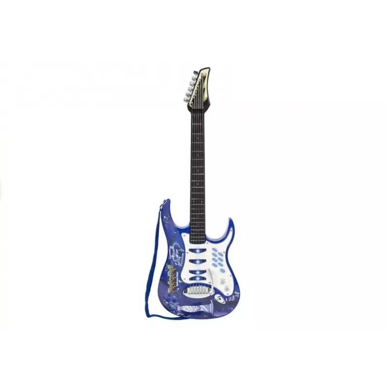 LEAN TOYS vaikiškas žaislinis gitaros stiprintuvas su mikrofonu, MP3 įvestis - 3+ metų muzikos instrumentų rinkinys