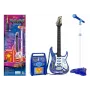 LEAN TOYS vaikiškas žaislinis gitaros stiprintuvas su mikrofonu, MP3 įvestis - 3+ metų muzikos instrumentų rinkinys