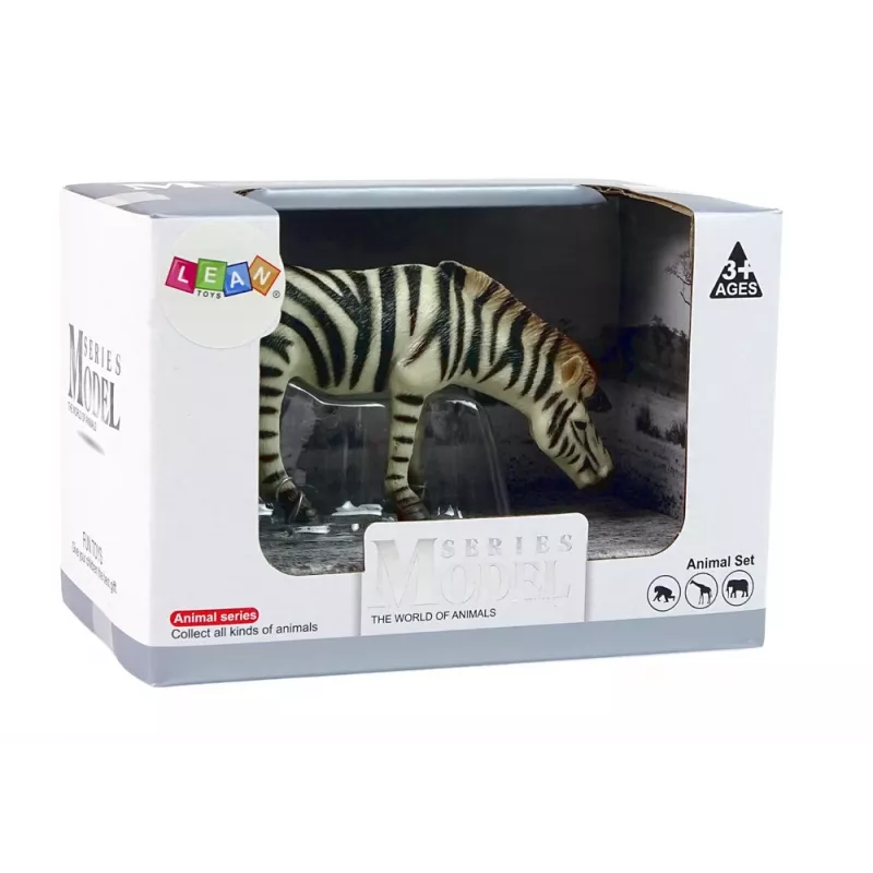 LEAN TOYS Large Collector's Figurine Zebra Animals of the World