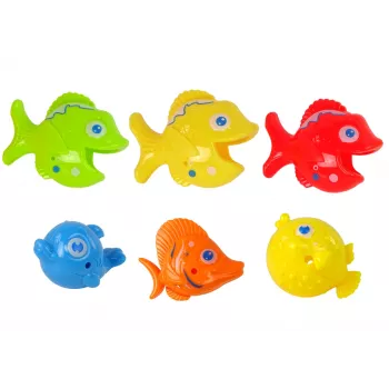 LEAN TOYS Didelis žvejybos rinkinys su meškere „Let's Go Fishing!“ 11 elementų