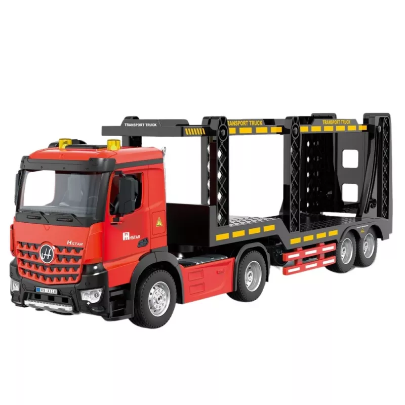 LEAN TOYS Large Lora vilkikas nuotolinio valdymo RC 2.4G 6CH raudonas