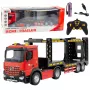 LEAN TOYS Large Lora vilkikas nuotolinio valdymo RC 2.4G 6CH raudonas