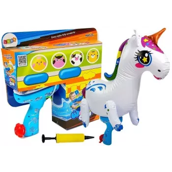 LEAN TOYS Large Pumped Unicorn Water Gun