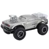 LEAN TOYS Didelis nuotoliniu būdu valdomas visureigis sportinis automobilis RC sidabrinis 1:8