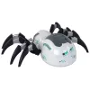 LEAN TOYS Didelis nuotoliniu valdymu valdomas RC voras, maitinamas baterijomis, baltas ir pilkas