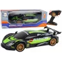 LEAN TOYS Didelis nuotoliniu būdu valdomas sportinis automobilis 1:10 Žalias ir Juodas