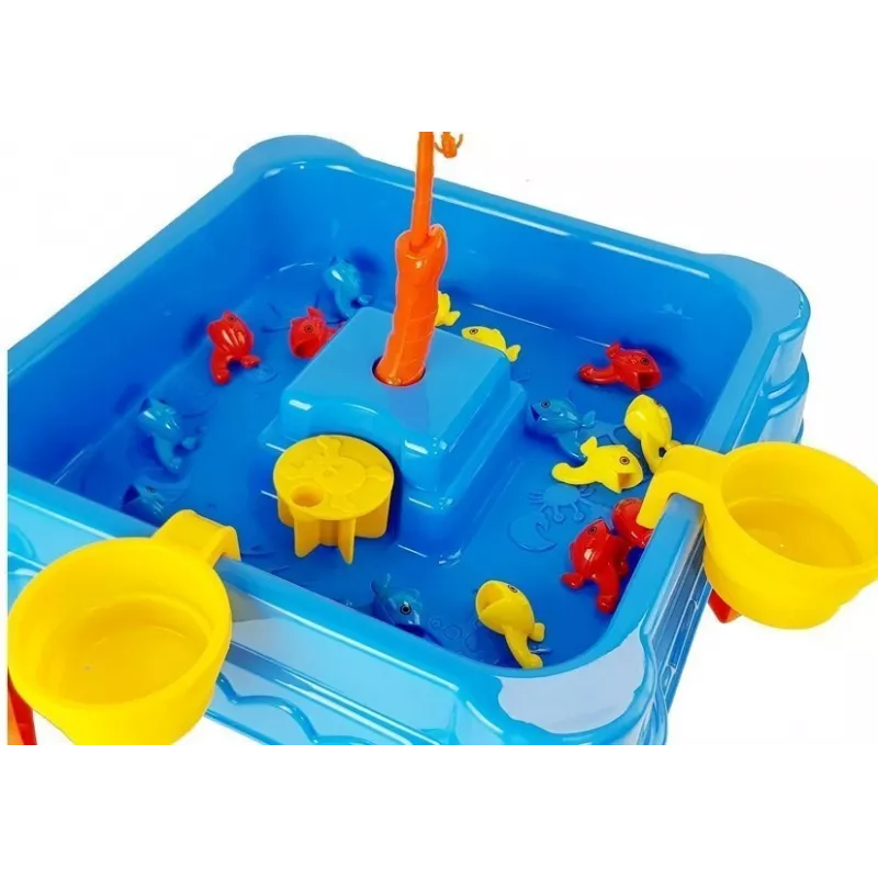 LEAN TOYS Didelis žvejybos rinkinys su meškerėmis
